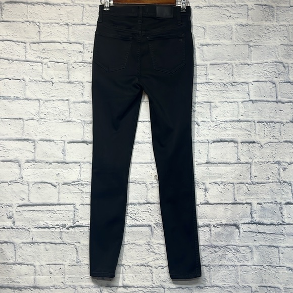 Madewell 10” High-Rise Skinny Black Jeans - Picture 8 of 9